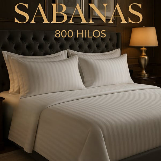 🛏️ Sábanas Deluxe 800 Hilos – Suavidad de Hotel 5⭐ | Envío Gratis y Pago al Recibir