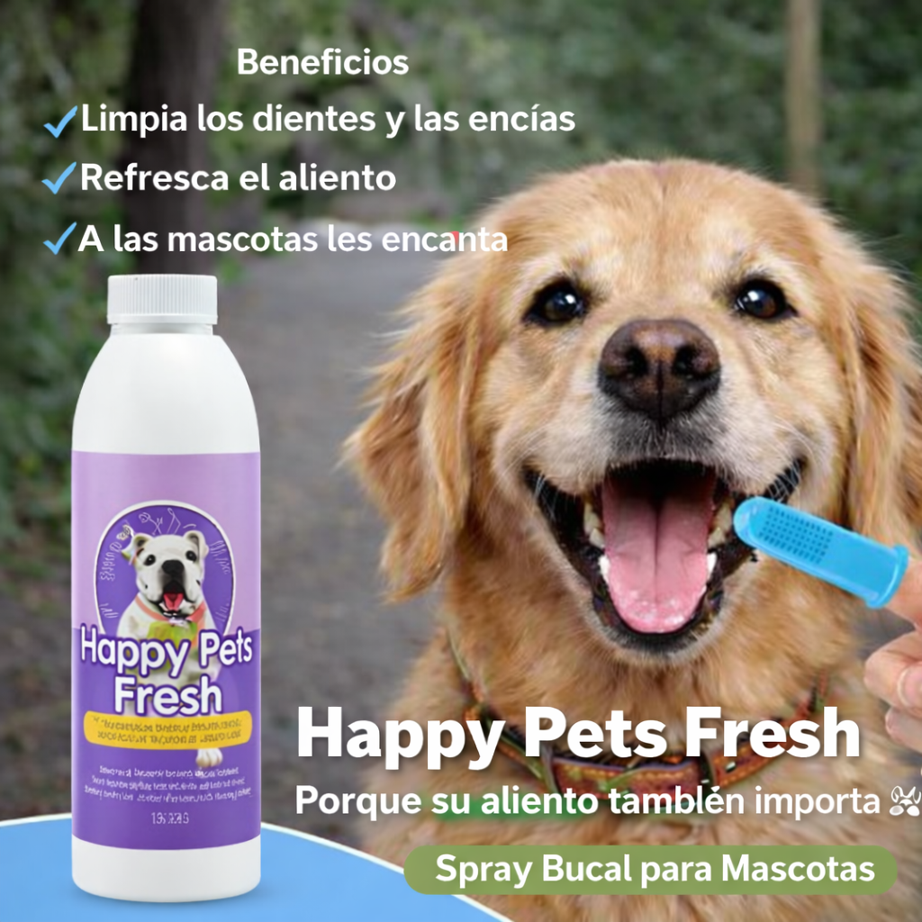 Happy Pets Fresh – Porque su aliento también importa 🐾