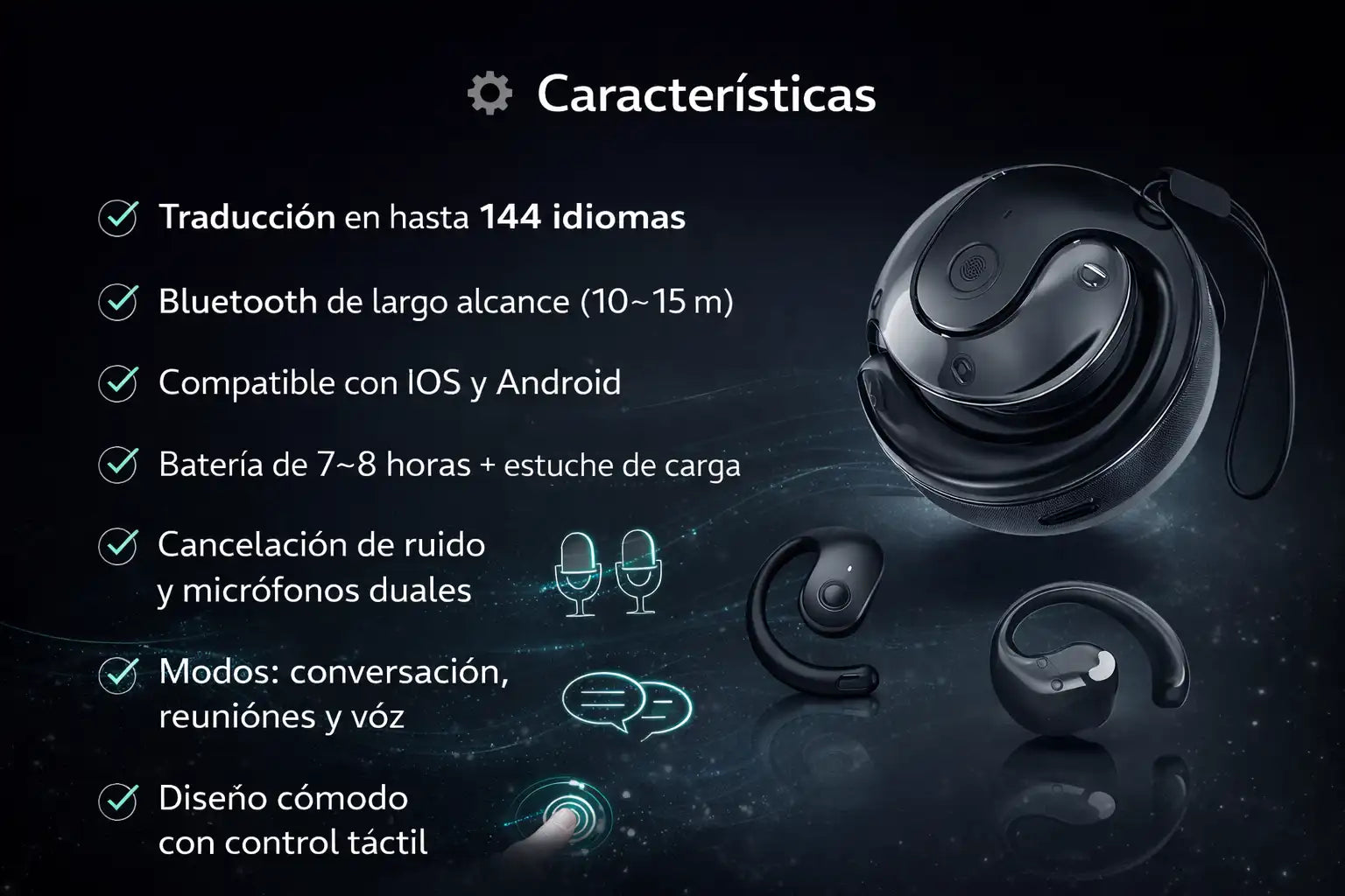 Audífonos Traductores Travel Master®