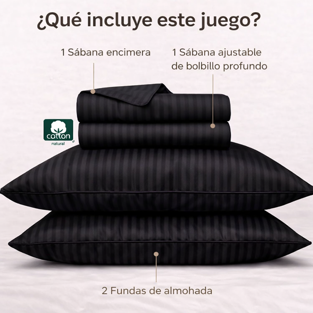 🛏️ Sábanas Deluxe 800 Hilos – Suavidad de Hotel 5⭐ | Envío Gratis y Pago al Recibir