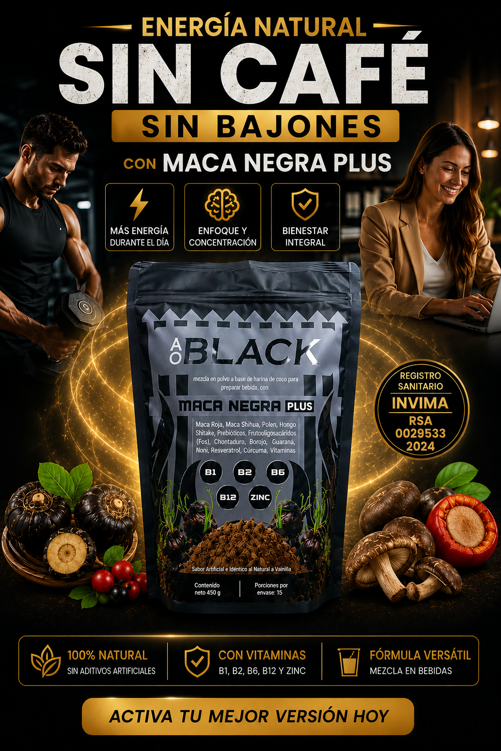 Maca Negra Plus