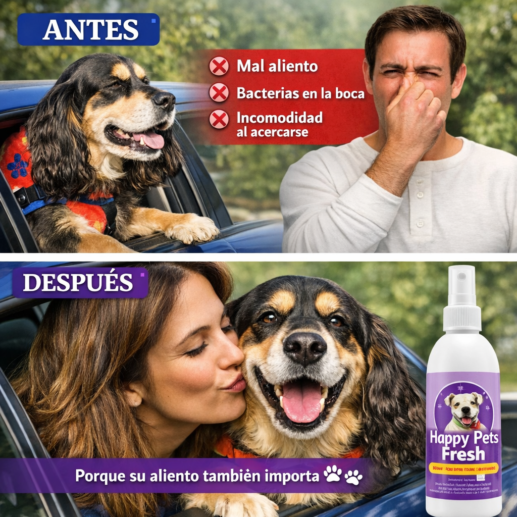 Happy Pets Fresh – Porque su aliento también importa 🐾