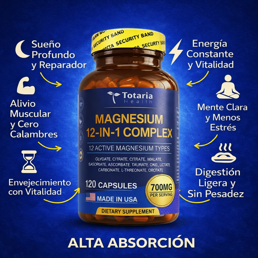 Magnesio 12 en 1 Premium