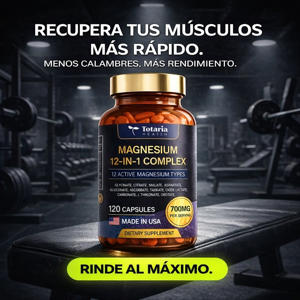 Magnesio 12 en 1 Premium